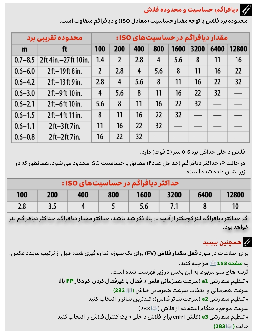 151 - حالت های مختلف انتخاب دستی فلاش