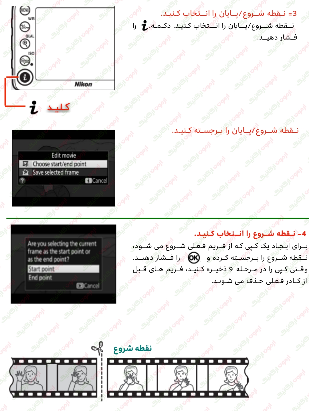 180 ویرایش فیلم‌های دوربين