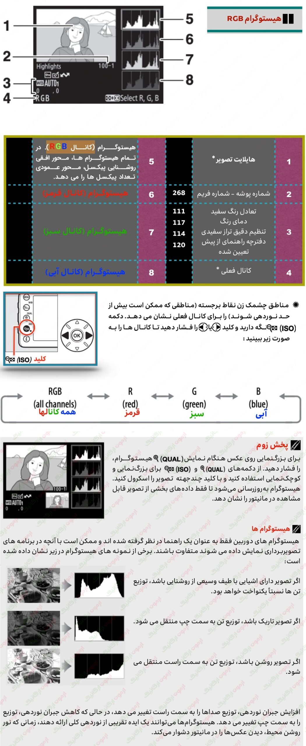 237 و238 هیستوگرام و نکان