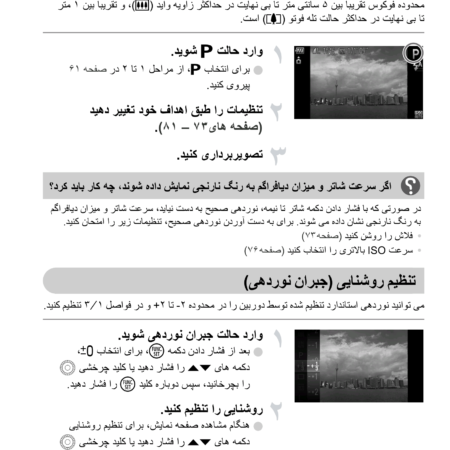 دانلود دفترچه راهنمای فارسی دوربین کنون 1000HS