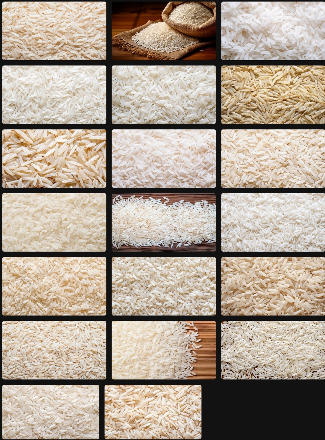 انواع برنج خارجی 